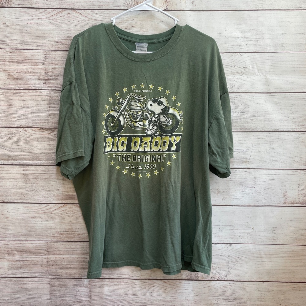 VINTAGE PEANUTS JOE COOL‎ BIG DADDY GRAPHIC TSHIRT